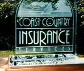 Etched glass corporate award