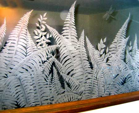 Deep carved interior partition