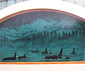 Surface etched privacy window